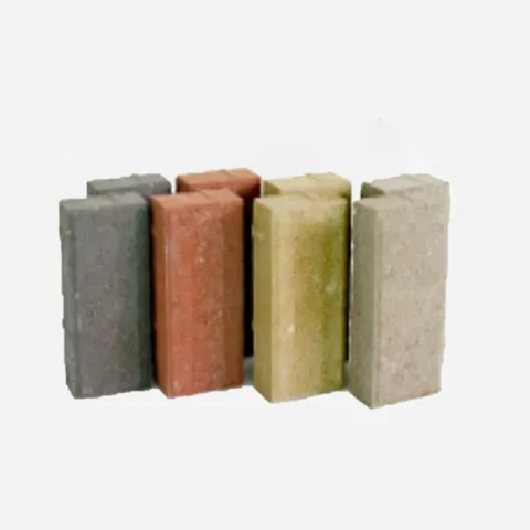Adoquines rectangulares UNICON en cuatro colores