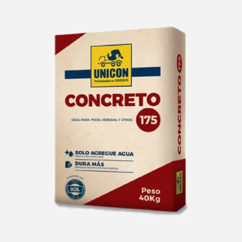 Bolsa de concreto 175 UNICON de 40 kg